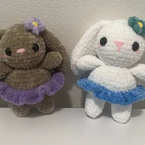 hand crocheted blossom the bunny