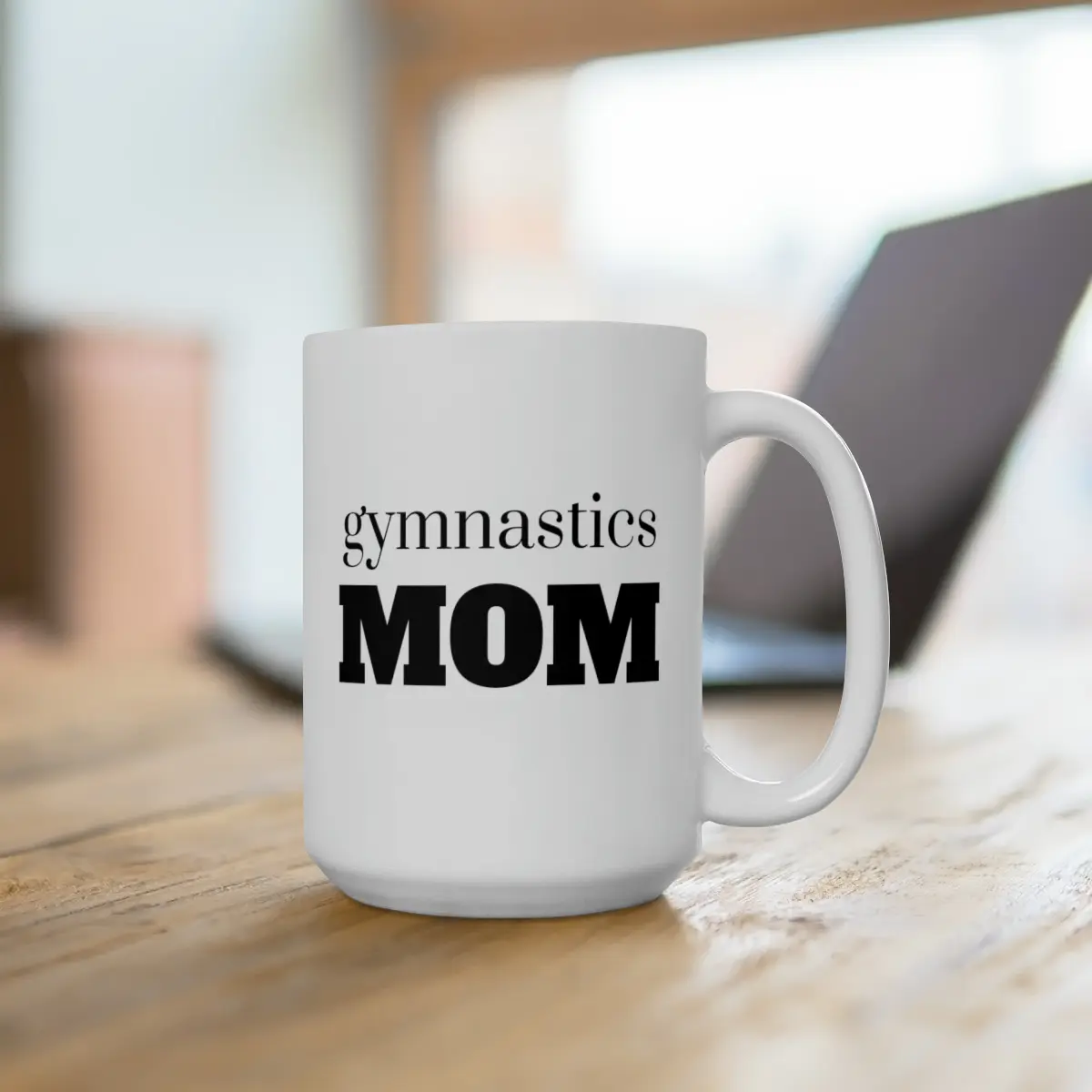 Gymnastics Mom, Ceramic Mug, 15oz