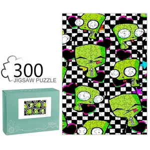 Invader Zim Puzzle for Kids Adults Challenging Game Home Decor Birthday Party Gift Toy