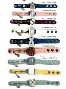 Keylery Stylish Leather Bracelet to Hold a Key or Fob