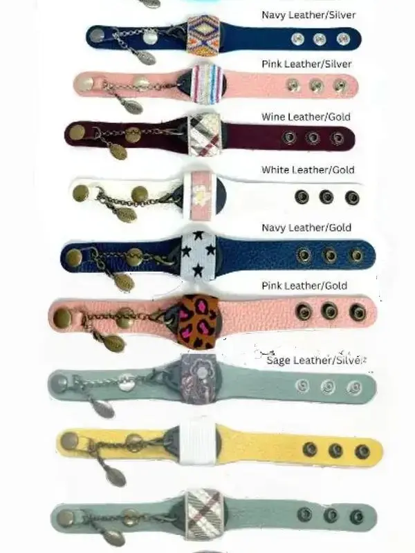 Keylery Stylish Leather Bracelet to Hold a Key or Fob
