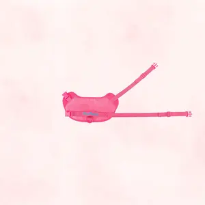 MOZ PAWTY Glowing Harness – Safety Red