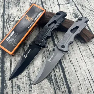 High Quality Bn Folding Knife, Durable Multifunctional Pocket Knife, 5cr13mov Steel Blade, Stainless Steel Handle, Outdoor Camping Fishing, Portable Multipurpose Knives