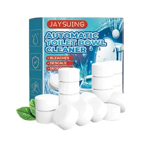 Toilet Bowl Cleaner Tablets 20 PACK, Automatic Cleaners with Bleach, Slow-Releasing Toilet Tank Cleaners for Deodorizing & Descaling, Household Toilet Cleaners against Tough Stains
