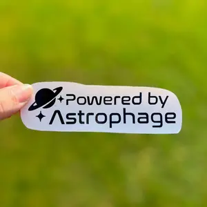 Trendy Powered by Astrophage Sticker - Project Hail Mary Stickers