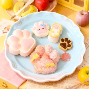 Pawtoto Cute Cat Paw Series Squishy Toy Handmade Food Grade Silicon Creamy Clay Feel Soft Quick Rebound