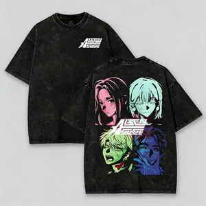 Alien Stage Idol Anime Graphic Tee – Sua Mizi Ivan Till Print Long Sleeve Sweatshirt, Trendy ALNST Streetwear Apparel, Unisex Oversized Manga Aesthetic Shirt