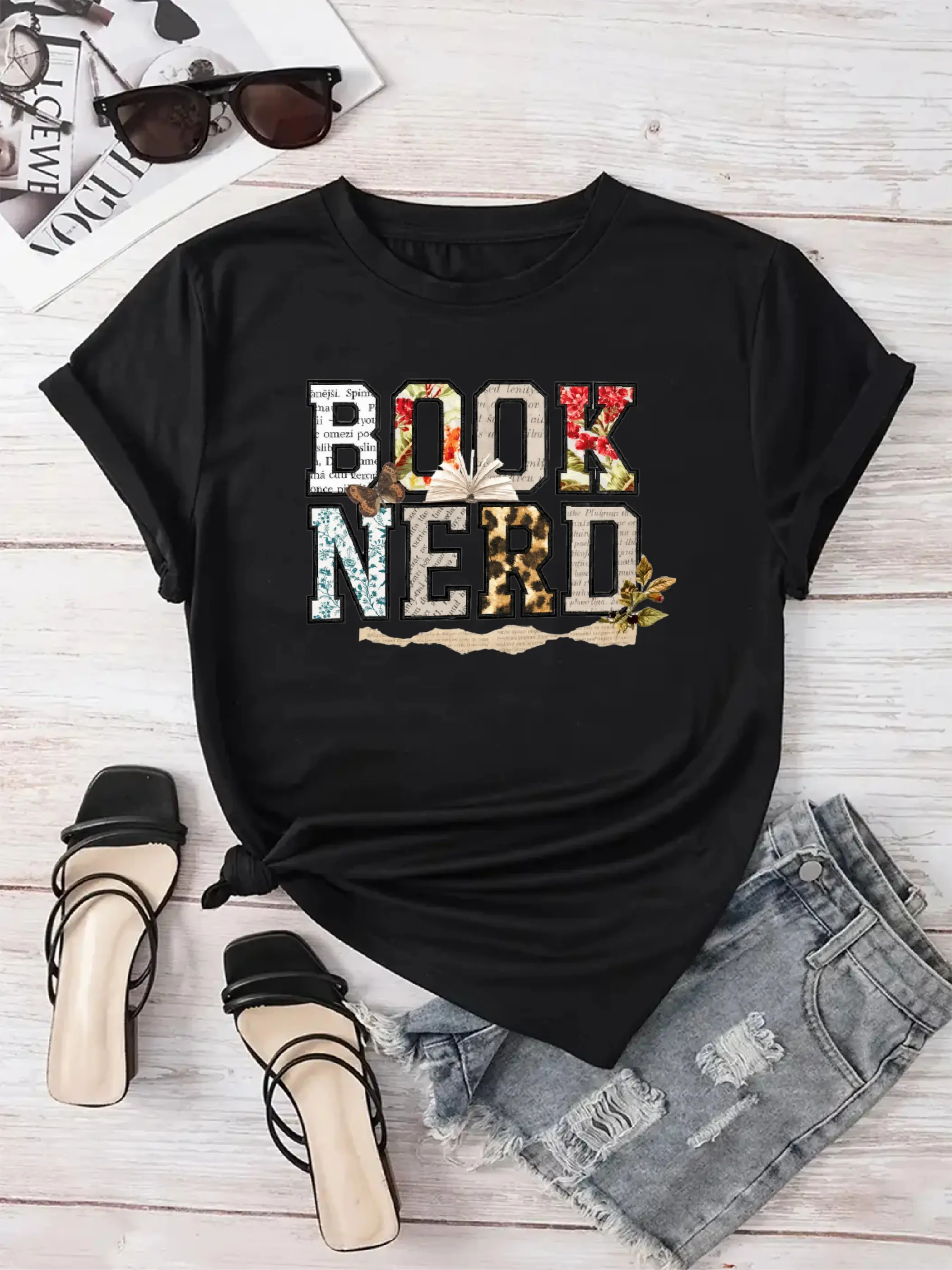 Vintage Book Nerd Book Lover Reading Graphic Tee