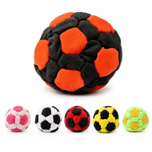 6 Pack 2.75 Inch Plush Soccer Hacky Sacks Soft Fleece Footbags For Kids Adults Nostalgia Skill Toy Outdoor Summer Camp Game Juggling Balls Aesthetic Sports Party Favors Coordination Gear