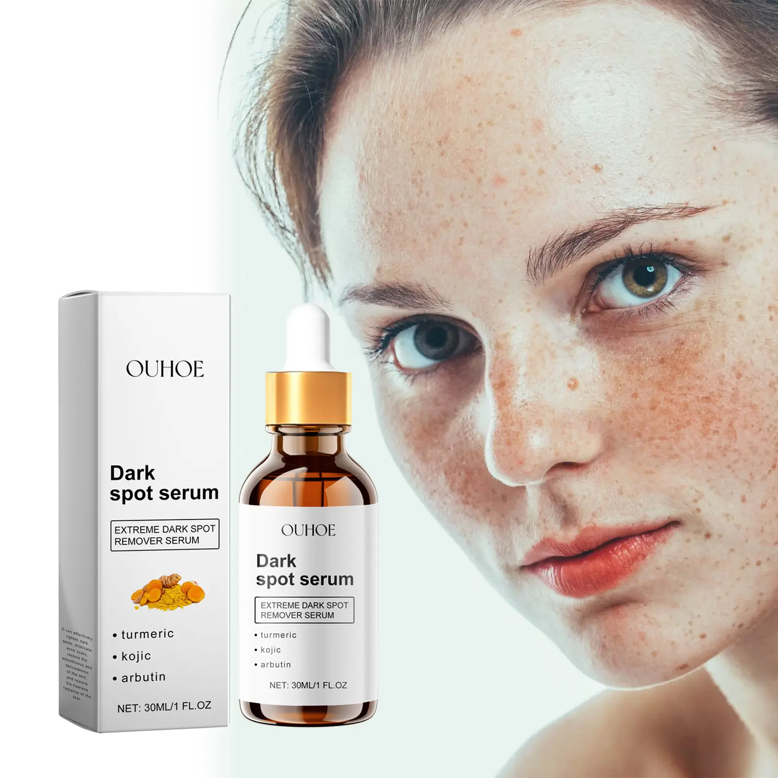 Brightening Serum Glycerin, Turmeric Root Extract, Tretinoin Hydrates and moisturizes Firms the face Repairs dullness Facial Brightening Serum