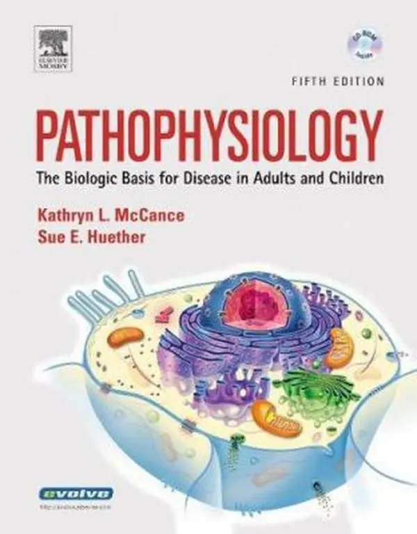 USED Book - Pathophysiology: The Biologic Basis for Disease in Adults And Children Fifth Edition by Kathryn L. McCance (Hardcover) - english