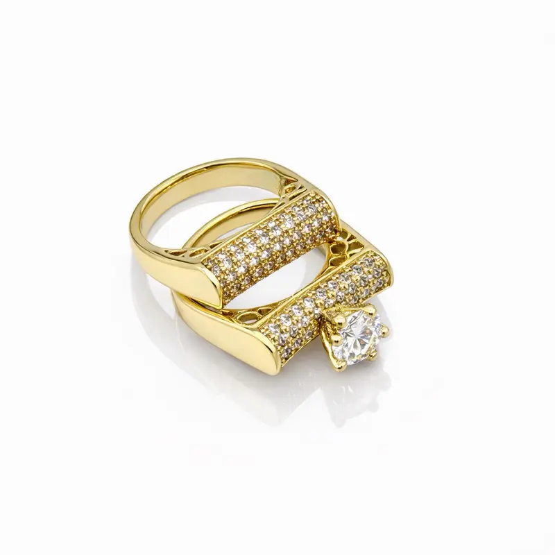 Wedding Ring gold plated 14 k ( ANILLOS 1 )