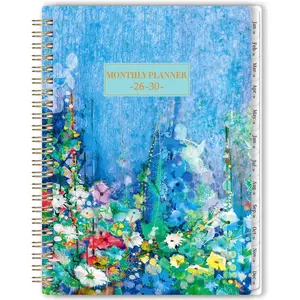 2026-2030 Monthly Planner - JAN 2026 - DEC 2030, 8.5" x 6.4", 5 Year Monthly Calendar 2026-2030, 60-Month Planner with Tabs, Inner Pocket, Golden Stamping