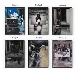 [Sale Up To 40%] [Unframe] 1oneam Album Posters, Underground Trap Rap Wall Art, Dark Internet Hip Hop Aesthetic Decor, Modern Album Cover Artwork, Gift for Fans