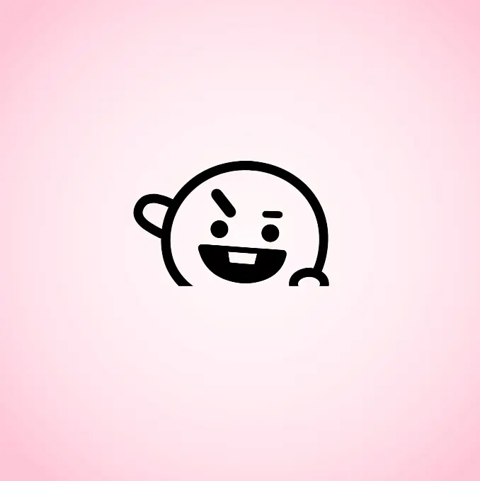 Kpop Cartoon Shooky Vinyl Peeker Decal
