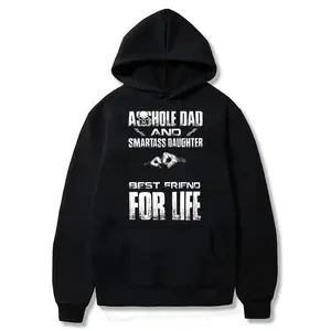 Dad of Daughter Graphic Hoodie,Dad and Smartass Daughter Best Friends For Life Fathers Day Shirt For Men, Unisex T-shirt