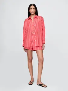 Gap Women's Organic Cotton Poplin Boxer Shorts