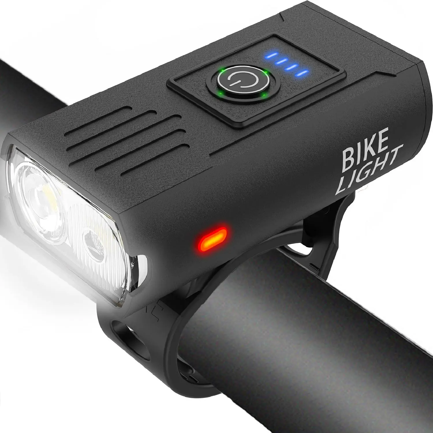 Bike Light, High Lumens Super Bright Bicycle Lite, 6 Modes USB Rechargeable Bike Headlight , Waterproof Safety Bike Front for Road, Mountain, Night Riding
