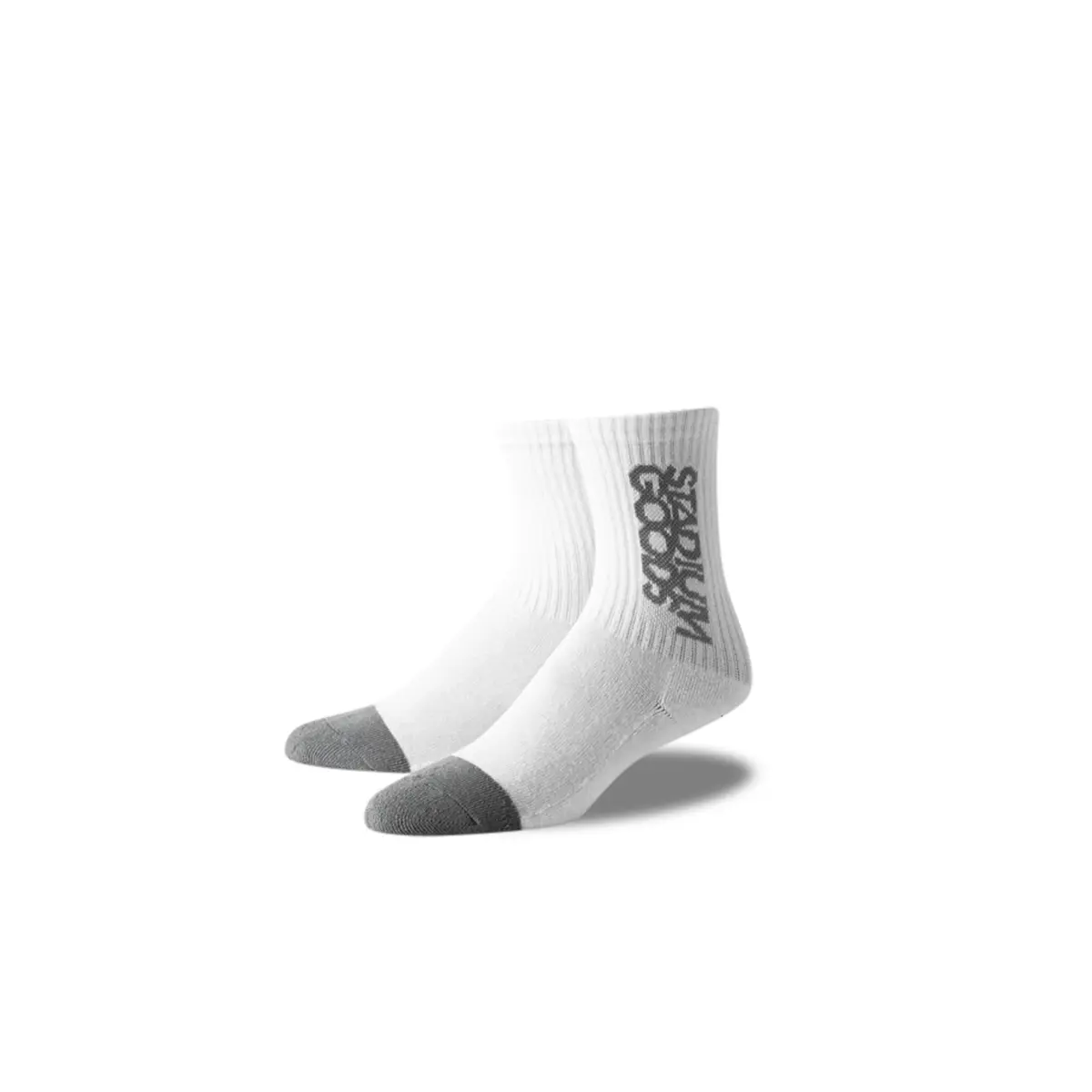 Basic Crew Socks "Grey / White" SGS0029