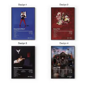 [Sale Up To 40%] [Unframe] Pink.Panther Album Posters, UK Dance Pop Wall Art, Y2K Bedroom Music Aesthetic Decor, Modern Album Cover Artwork, Gift for Fans