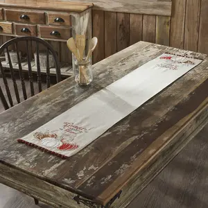 Grateful Thankful Blessed Pumpkins Table Runners