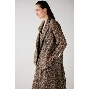Charlie Jacket in Ditzy Floral Brocade