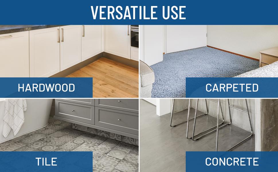 8-Pack Non Slip Rug Grippers - Double Sided, Reusable Rug Corner Grippers to Stop Corner Curling - Easy Install Carpet Stickers - Non Slip