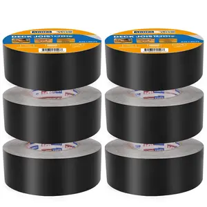 Deck Joist  2 inch, 2" x 50', 6 Rolls Weather Resistance & Waterpro Joist  for Decking, Deck Flashing , Butyl Joist , Ideal for  Decks Beams Ro, Outdoor Construction Use