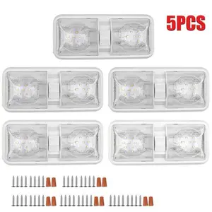 5 PCS 12V Led RV Ceiling Dome Light RV Interior Lighting for Trailer Camper US