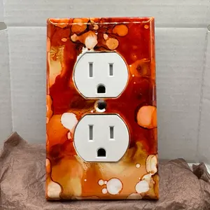 Handmade wall plate electrical outlet cover Decoration