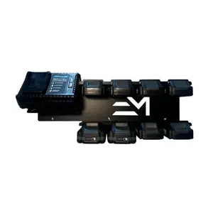Hercules 20v Battery Organizer: Steel Charging Station Rack