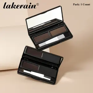 Lakerain 1 Count Root Touch-Up Powder, 6 Shades Available, Covers Gray Hair & New Growth, Hairline Filler, Precise Application, Natural Non-Cakey Finish, Waterproof & Long Lasting