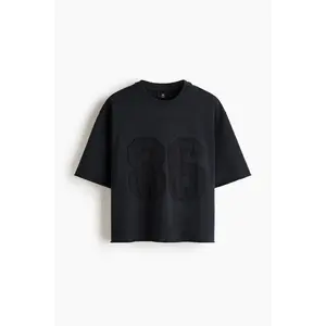 H&M Oversized Fit Motif-detail cotton T-shirt