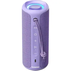 Portable  Speaker 36W Stereo Sound Bass Boost, 24H Playtime,  5.3 TWS Pairing Girl  Gifts for Woman(Purple)