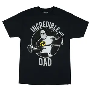 The Incredibles Shirt Men's Incredible Dad Adult Short Sleeve Graphic Tee For Men And Women