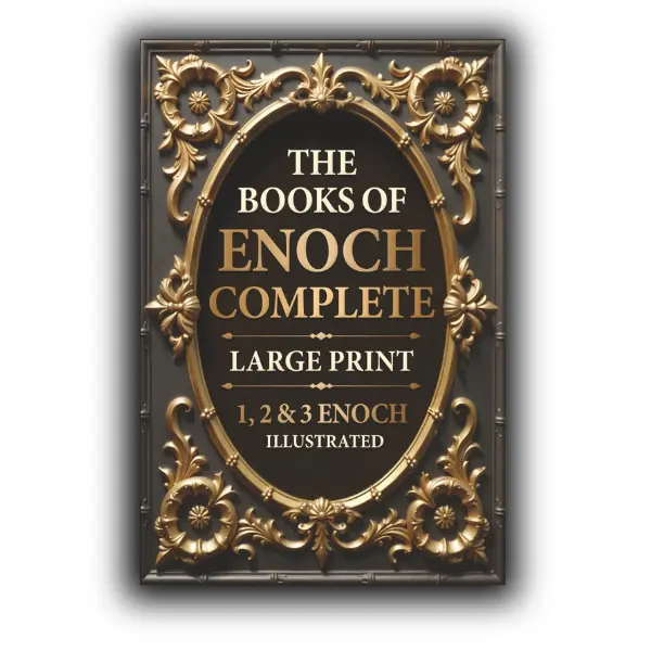 The Books of Enoch Complete LARGE PRINT (Illustrated): 1, 2 & 3 Enoch With Authentic Illustrations, Insightful Introductions and Commentary