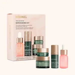 Biossance Rapid Radiance Set, Clean Skincare Gift for Glowing Skin, Beauty Gift for Holidays