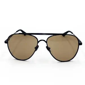Quay FREE FALL Sunglasses Classic Aviator Style with Lightweight Metal Frame & Warm-Tinted Lenses for Everyday Wear