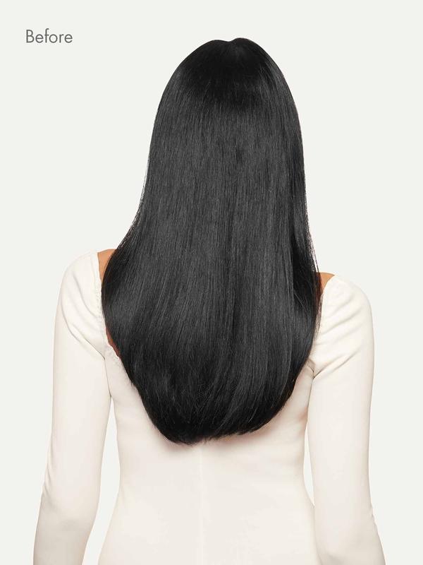 20" Seamless Jet Black Clip-Ins (180g)