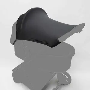 Bidirectional Baby Stroller Sunshade Canopy UV Protection Rainproof Pram Accessories Universal (not Include Baby Stroller)