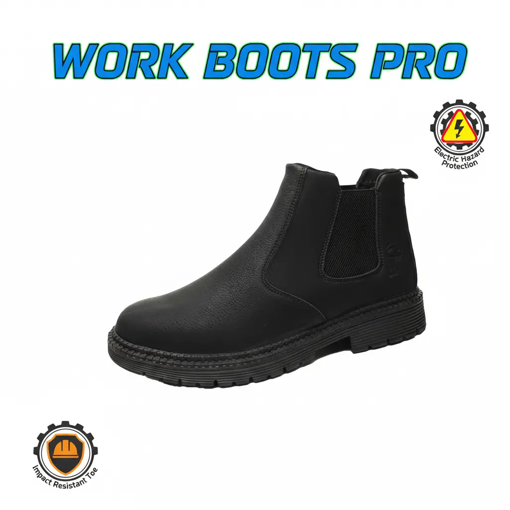 Unisex Steel Round Toe Worker Footwear, Waterproof Slip-On Fabric Clogs with Puncture-Proof Kevlar Midsole, Cushioned Anti-Slip Cuban Work Shoes for Kitchen, Farming