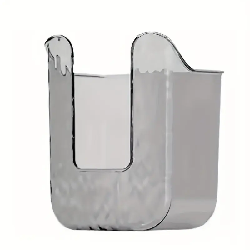 Modern Wall-Mounted Transparent Grey Wet Tissue Box (1pc) - Automatic Rising, Space-Saving, Easy-to-Retrieve Wet Wipes, Hygienic Bathroom Home Gadget, Easy-To-Take Wet Wipes