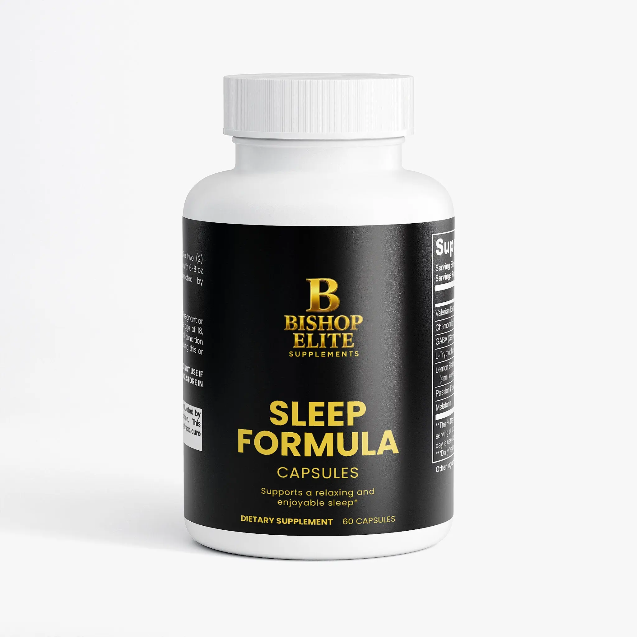 Valerian, Chamomile, GABA & Melatonin Botanical Blend — Evening Formula | 60 Capsules