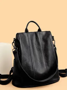 Women's Punk Style Star & Chain Decor Guitar Shaped Crossbody Bag, Fashion Colorblock Crossbody Bag for Daily Used, Casual Trendy Versatile High-quality Daily Commuting Bag