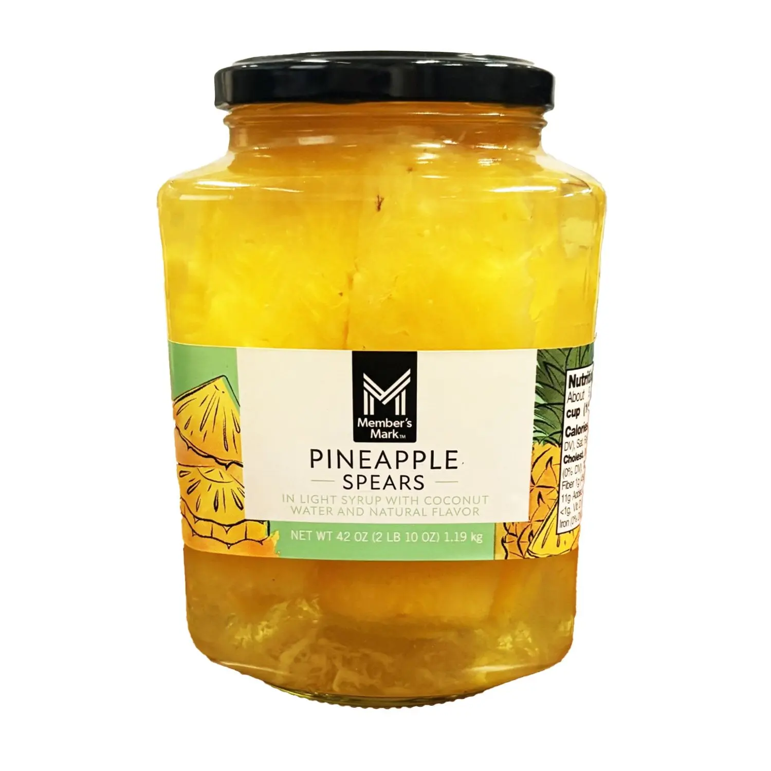 Member's Mark Pineapple Spears in Coconut Water, 42 oz. Member's Mark Pineapple Spears in Coconut Water, 42 oz.