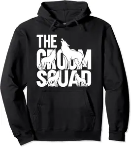 Groom Squad Wolfpack Pullover Hoodie - Dongshengwu Shop 22B09Z32C782