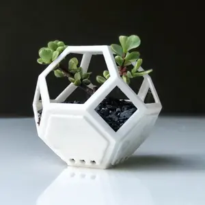 Geometric modular succulent planter