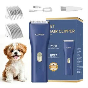 Pet Clippers for Dog Hair Grooming Low Noise, Rechargeable Cordless Cat Shaver with Ceramic Blade,Portable Pet Hair Trimmer for Matted & Long Hair
