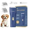 Pet Clippers for Dog Hair Grooming Low Noise, Rechargeable Cordless Cat Shaver with Ceramic Blade,Portable Pet Hair Trimmer for Matted & Long Hair