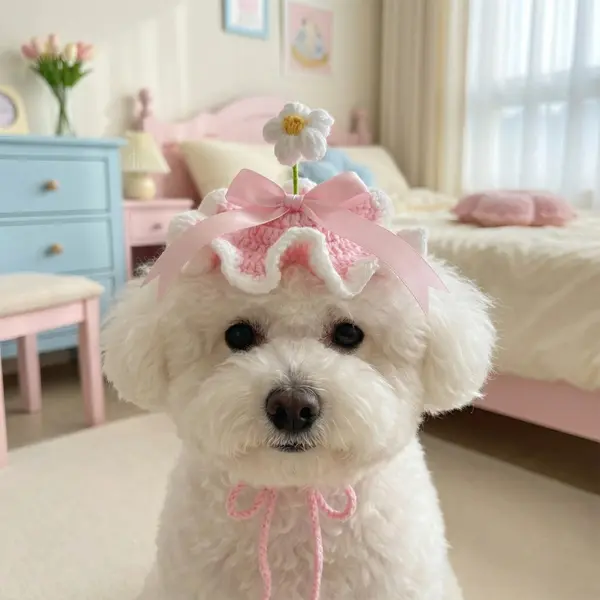 Warm Knit Pet Hats for Autumn Winter, Universal Dog & Cat Clothing for Small Dogs & Cats, Internet Celebrity Photo Prop & Party Festival Headwear
